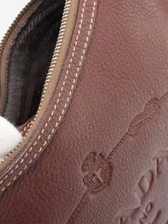 Brown Vitello Daino leather shoulder bag Shoulder bags Prada 