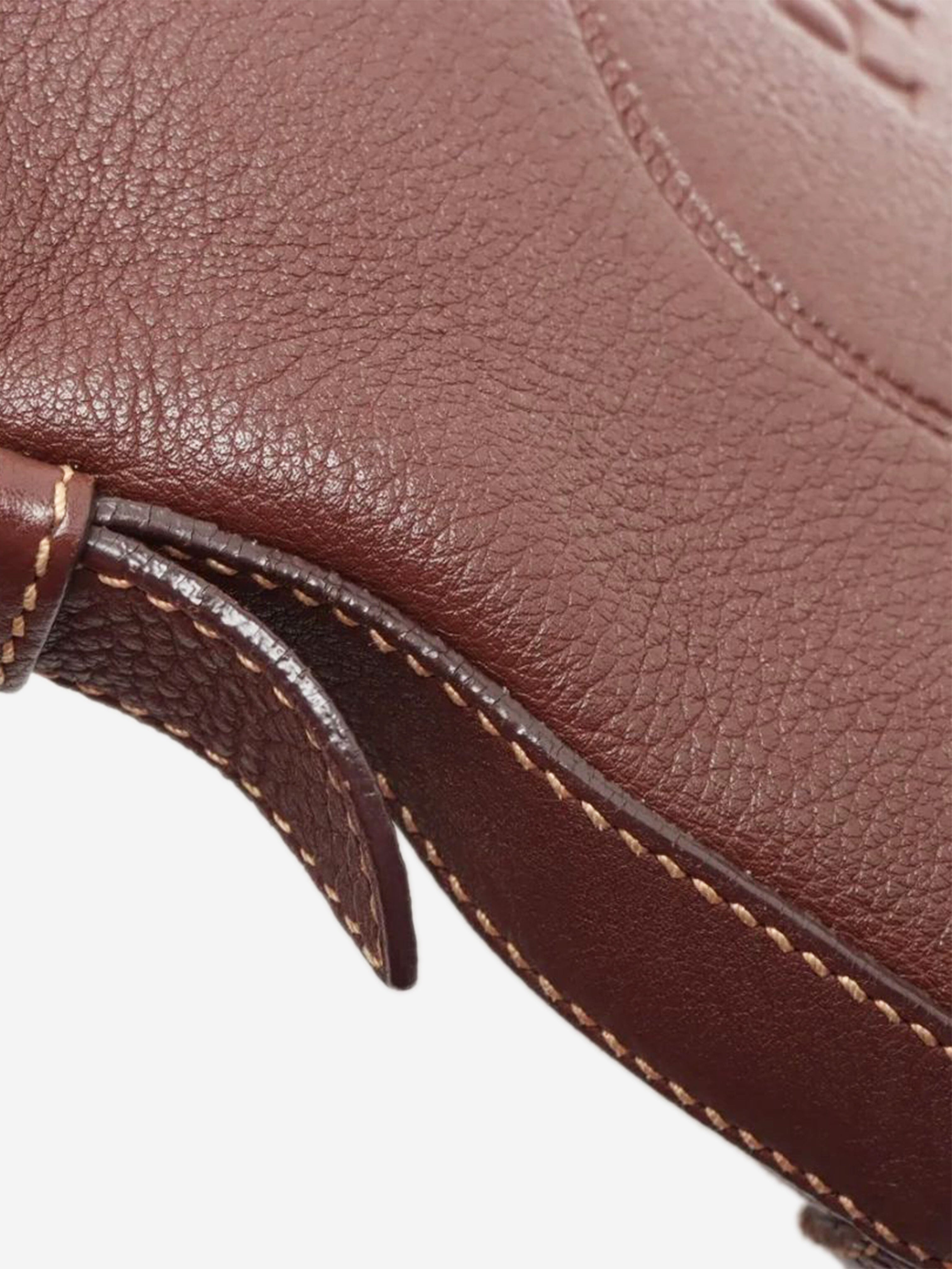 Brown Vitello Daino leather shoulder bag Shoulder bags Prada 