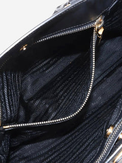 Black Saffiano leather Galleria 2way bag Shoulder bags Prada 