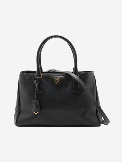 Black Saffiano leather Galleria 2way bag Shoulder bags Prada 