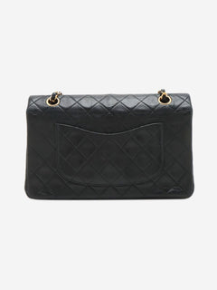 Black vintage 1989 medium lambskin Classic Double Flap bag Shoulder bags Chanel 