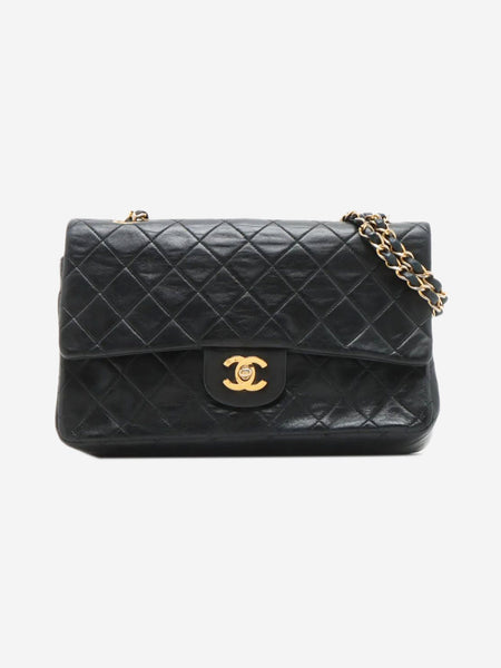 Black vintage 1989 medium lambskin Classic Double Flap bag product image