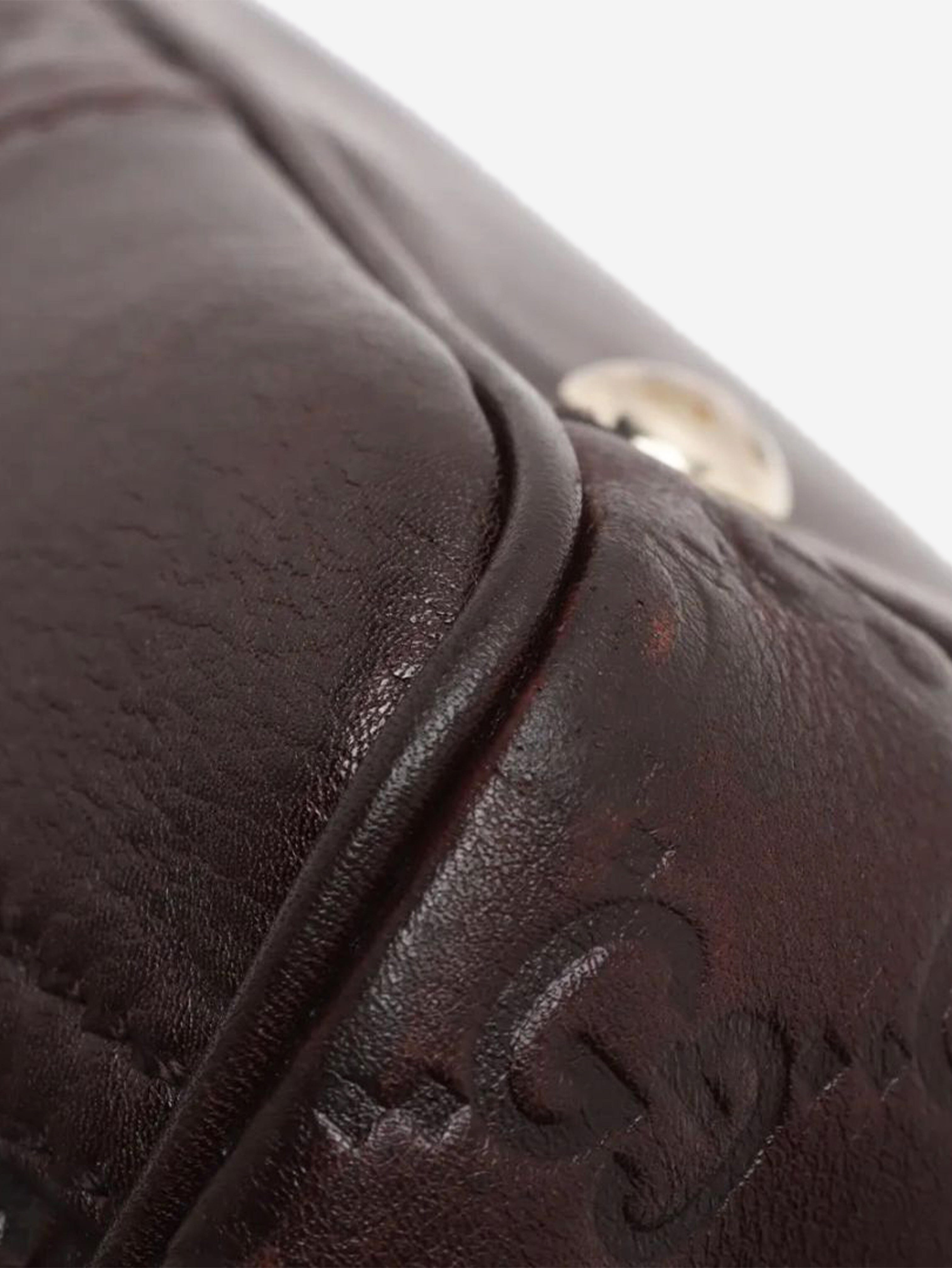Dark brown Guccissima leather handbag Top Handle Bags Gucci 