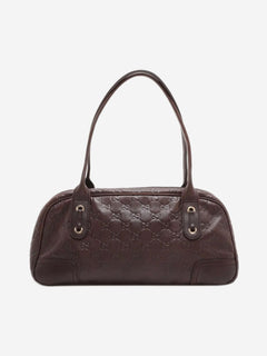 Dark brown Guccissima leather handbag Top Handle Bags Gucci 