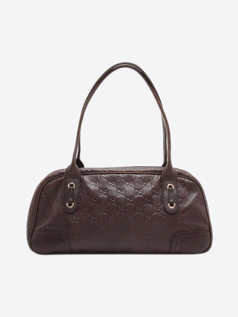 Dark brown Guccissima leather handbag Top Handle Bags Gucci 