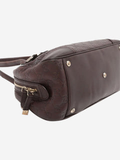 Dark brown Guccissima leather handbag Top Handle Bags Gucci 
