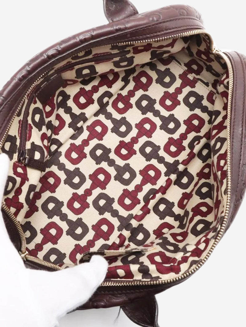 Dark brown Guccissima leather handbag Top Handle Bags Gucci 