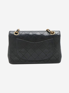 Black vintage 1989 small lambskin Classic Double Flap bag Shoulder bags Chanel 