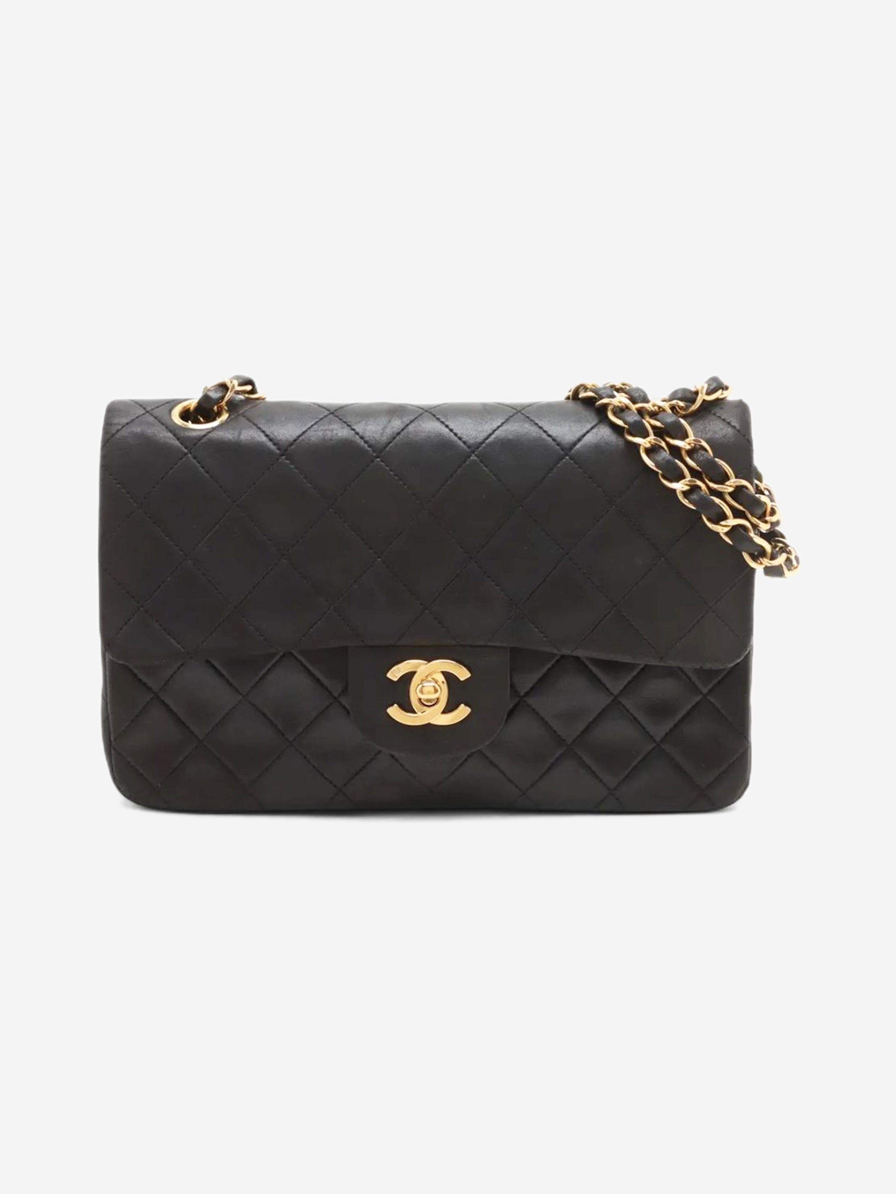 Black 1994 vintage double flap bag Shoulder bags Chanel 
