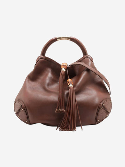 Brown Indy leather shoulder bag Shoulder bags Gucci 