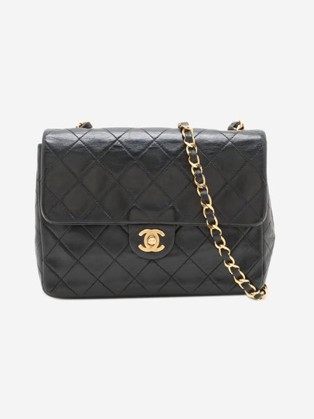 Black vintage 1991 lambskin Classic Single Flap bag product image
