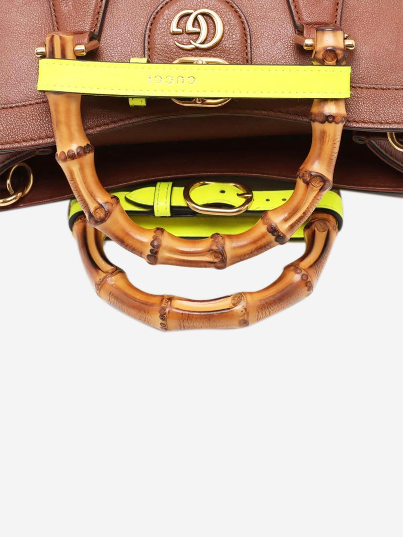 Brown Bamboo Diana leather 2way bag Shoulder bags Gucci 