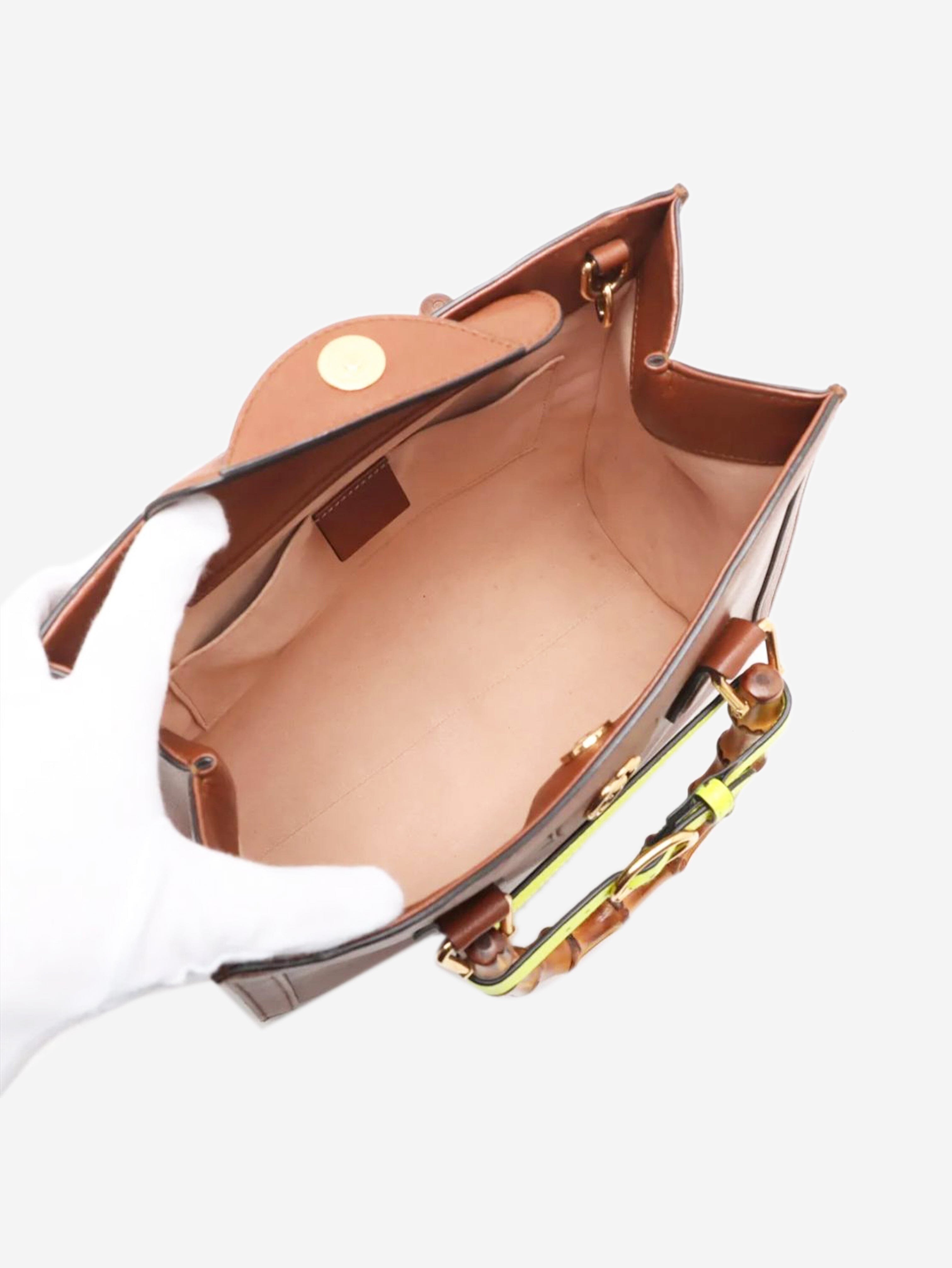 Brown Bamboo Diana leather 2way bag Shoulder bags Gucci 