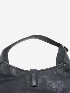 Black Guccissima Jackie leather shoulder bag Shoulder bags Gucci 