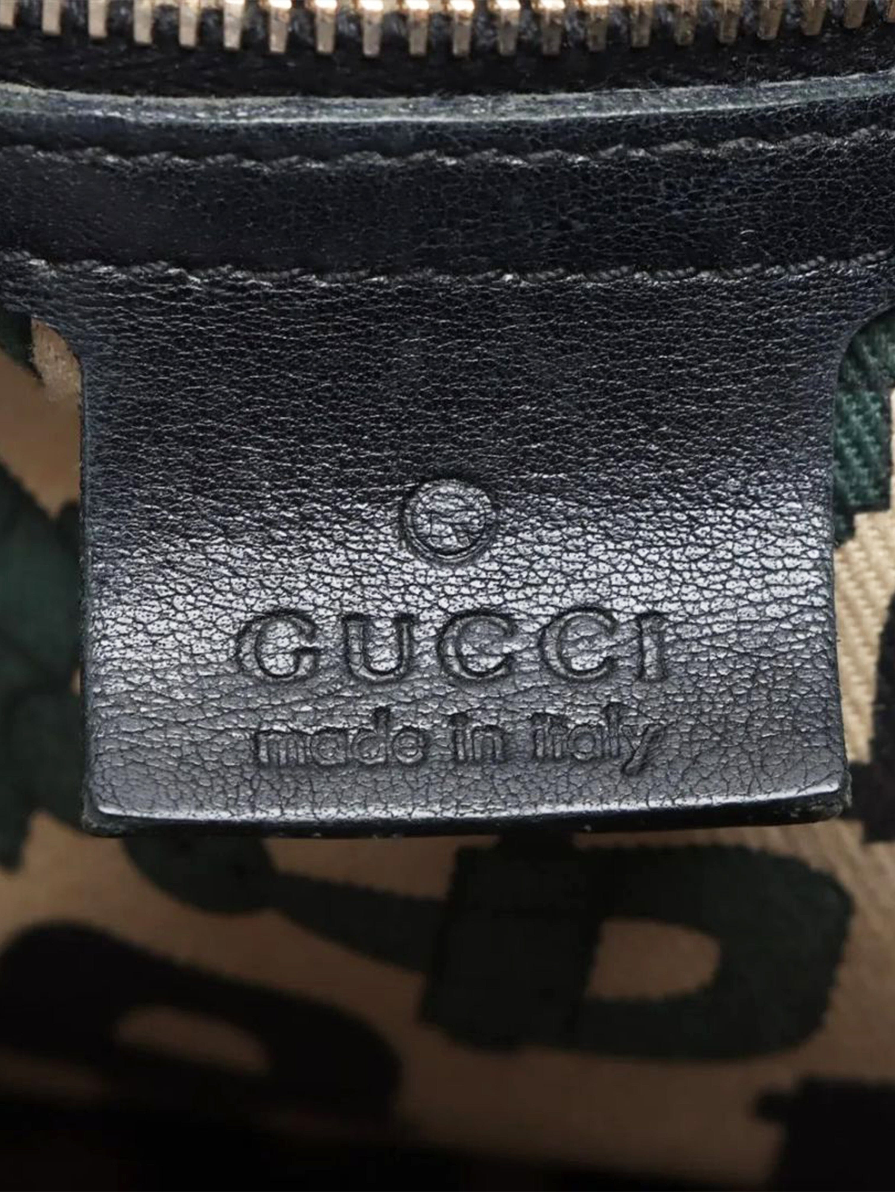 Black Guccissima Jackie leather shoulder bag Shoulder bags Gucci 
