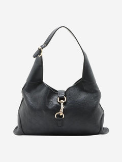 Black Guccissima Jackie leather shoulder bag Shoulder bags Gucci 