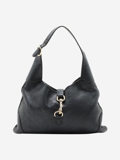 Black Guccissima Jackie leather shoulder bag Shoulder bags Gucci 