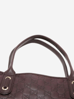 Brown Guccissima leather shoulder bag