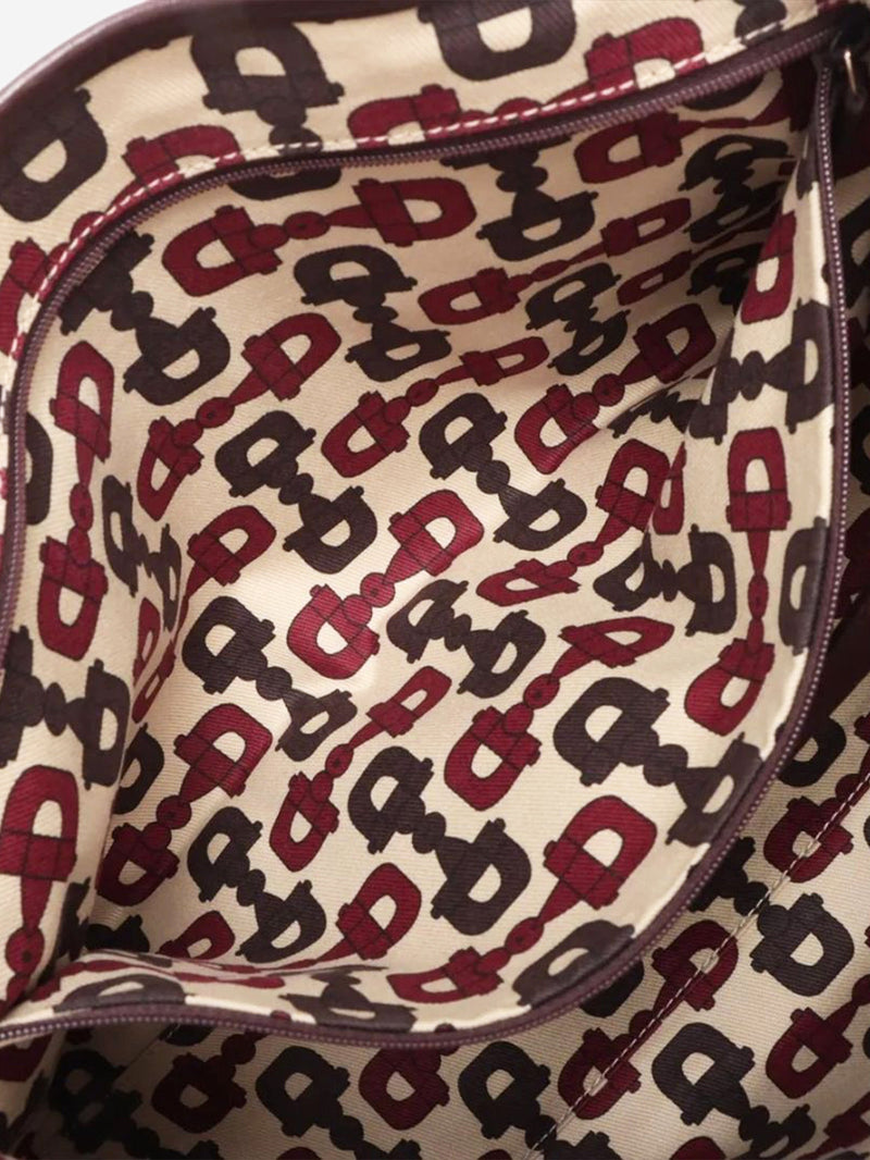 Brown Guccissima leather shoulder bag