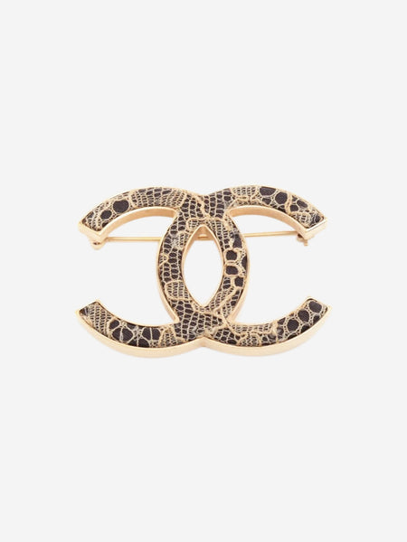 Gold Coco Mark 06A brooch product image