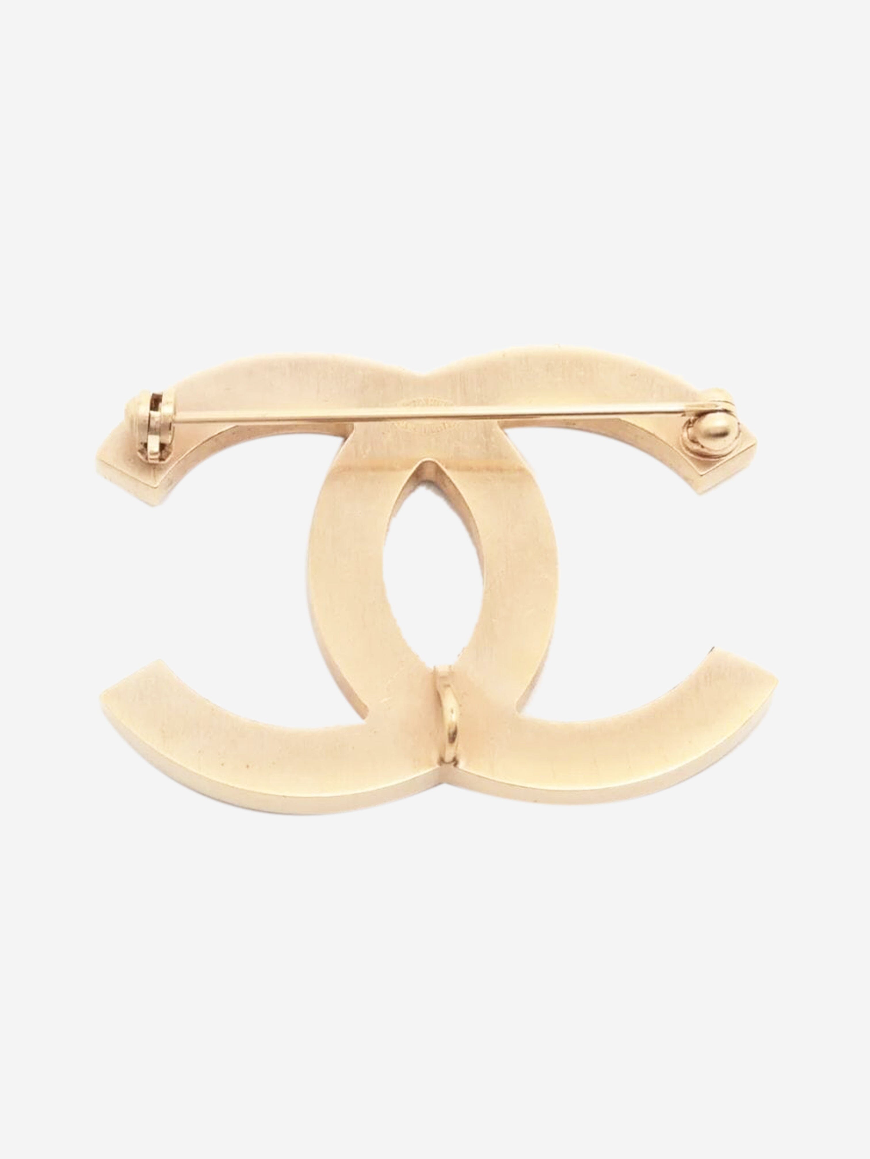 Gold Coco Mark 06A brooch Brooches Chanel 