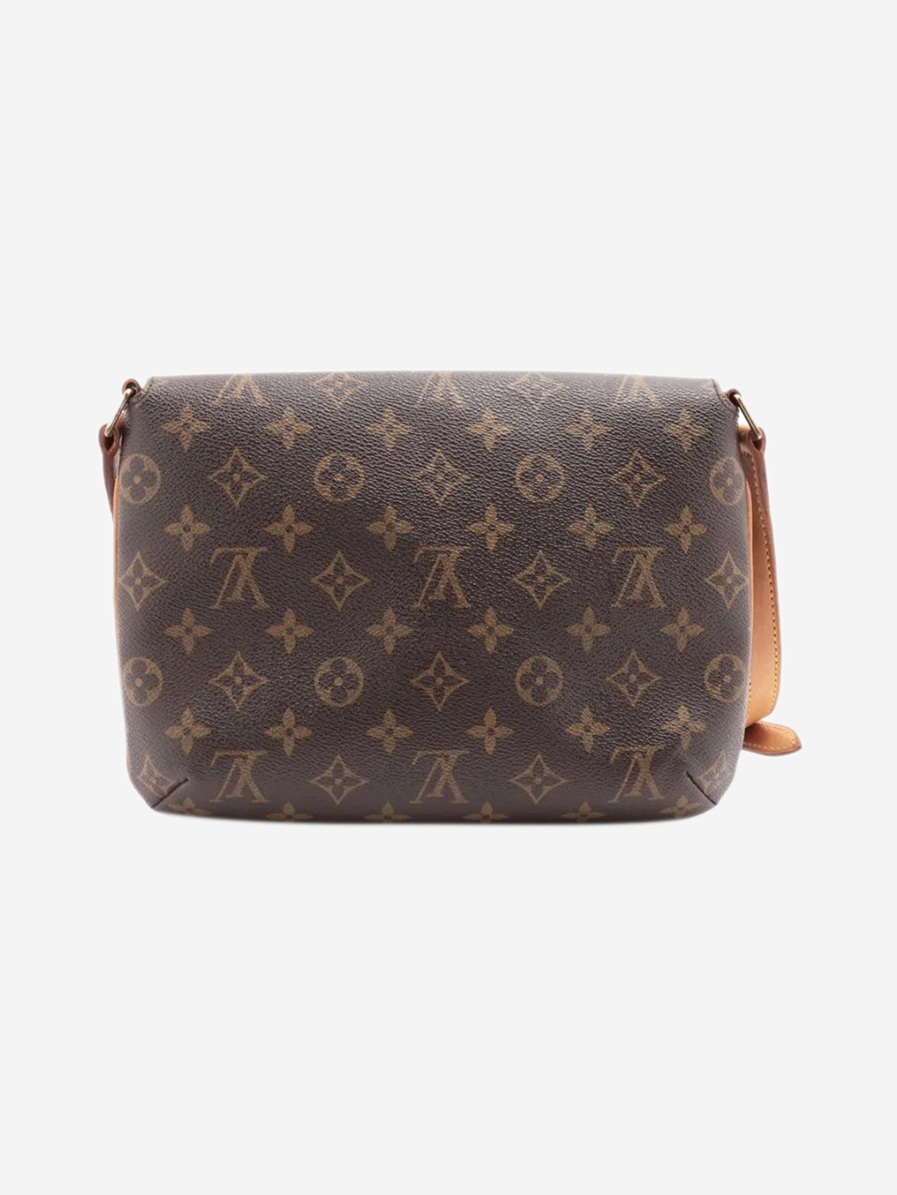 Brown vintage 2001 Monogram Musette Tango shoulder bag