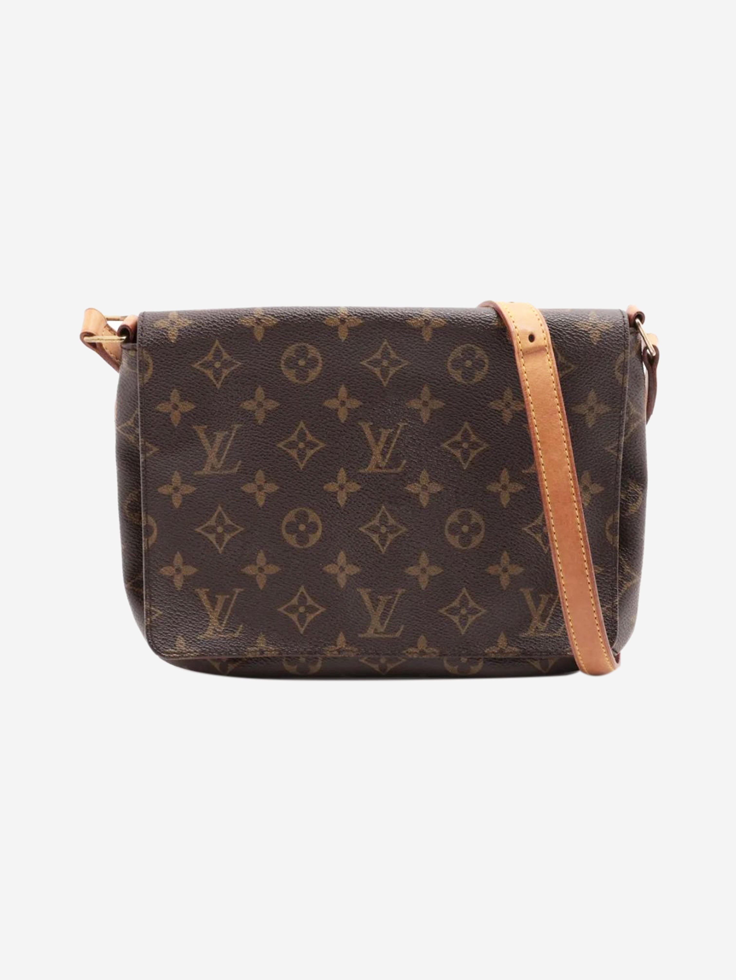 Brown vintage 2001 Monogram Musette Tango shoulder bag