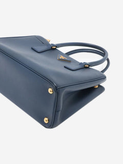 Blue Saffiano leather Galleria 2way bag Shoulder bags Prada 