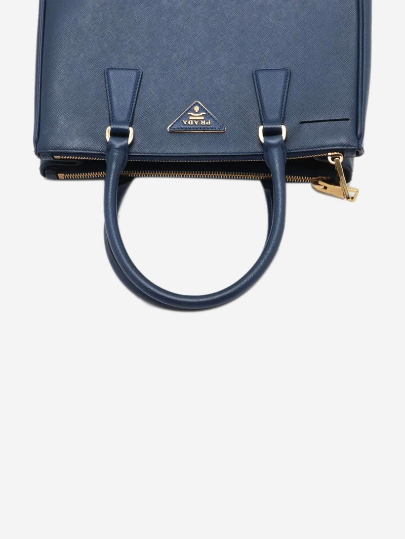 Blue Saffiano leather Galleria 2way bag Shoulder bags Prada 