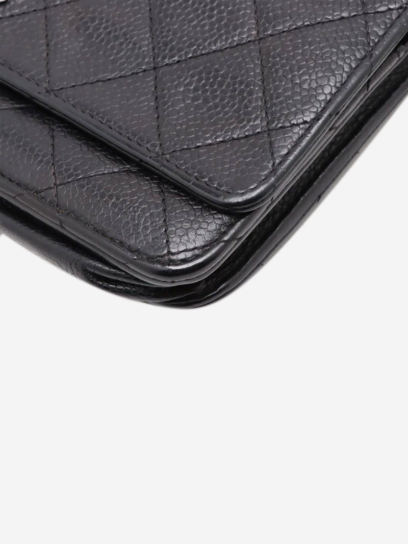 Black 2016 caviar Wallet-on-Chain Cross-body bags Chanel 