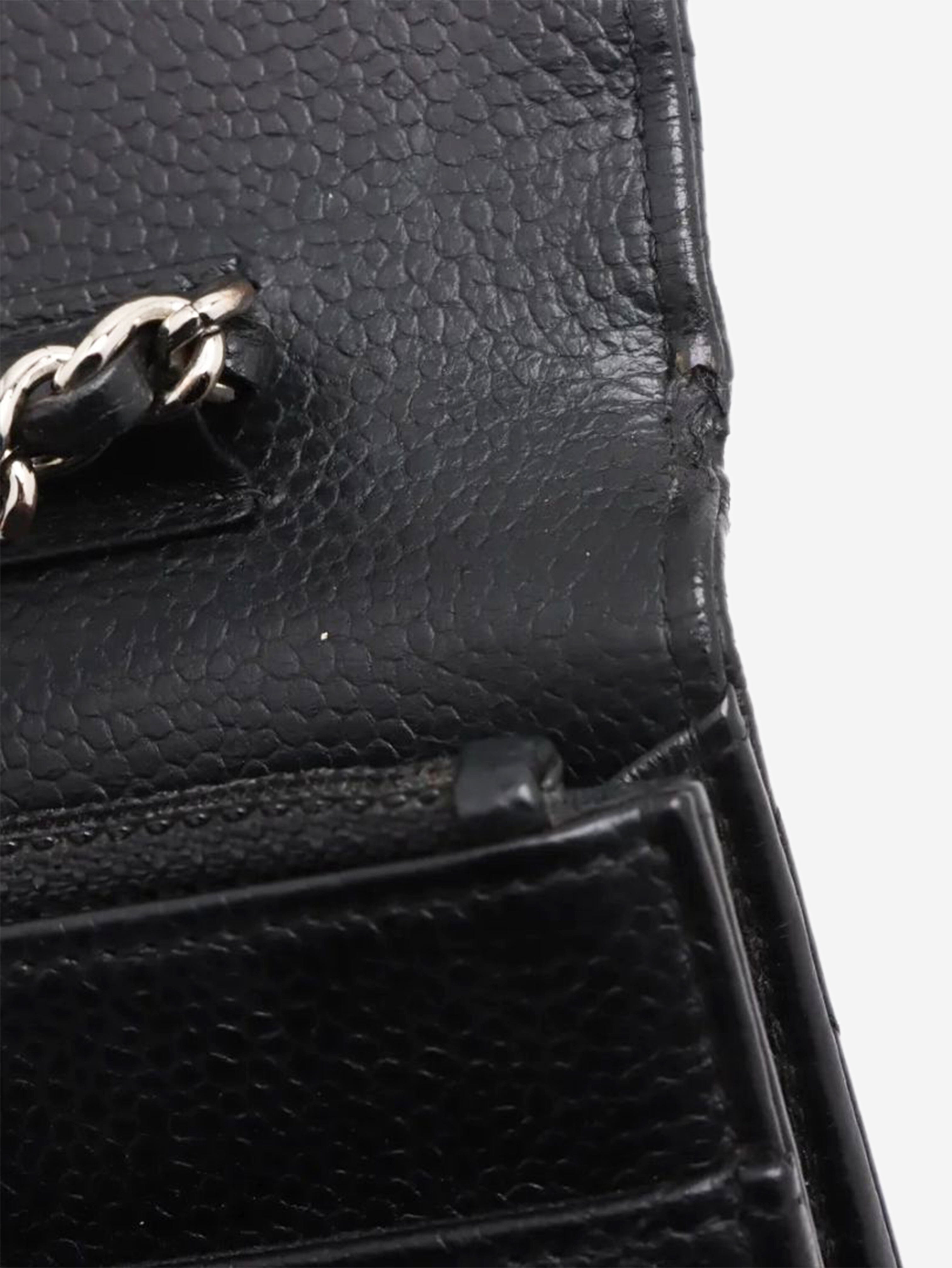 Black 2016 caviar Wallet-on-Chain Cross-body bags Chanel 