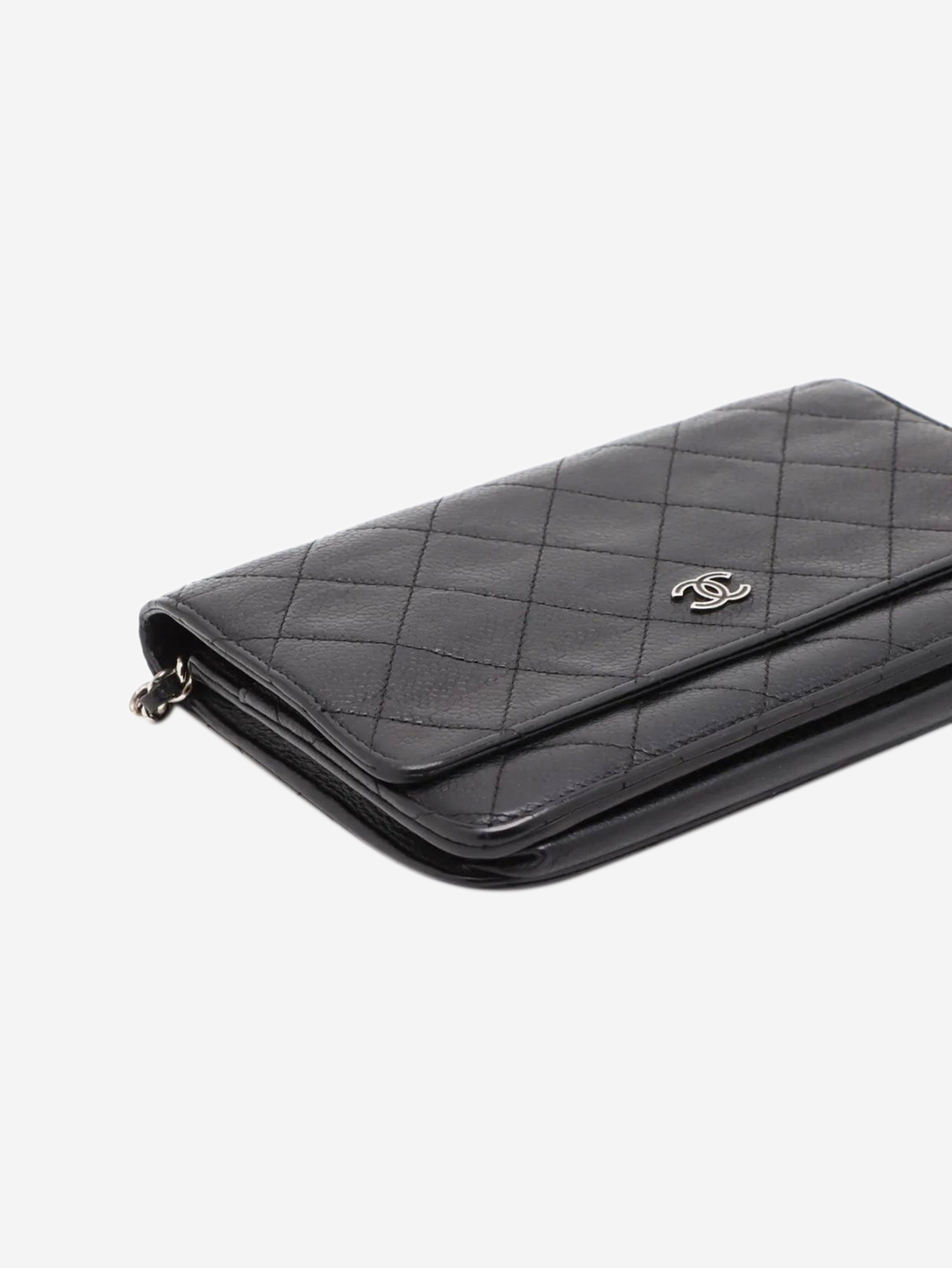 Black 2016 caviar Wallet-on-Chain Cross-body bags Chanel 