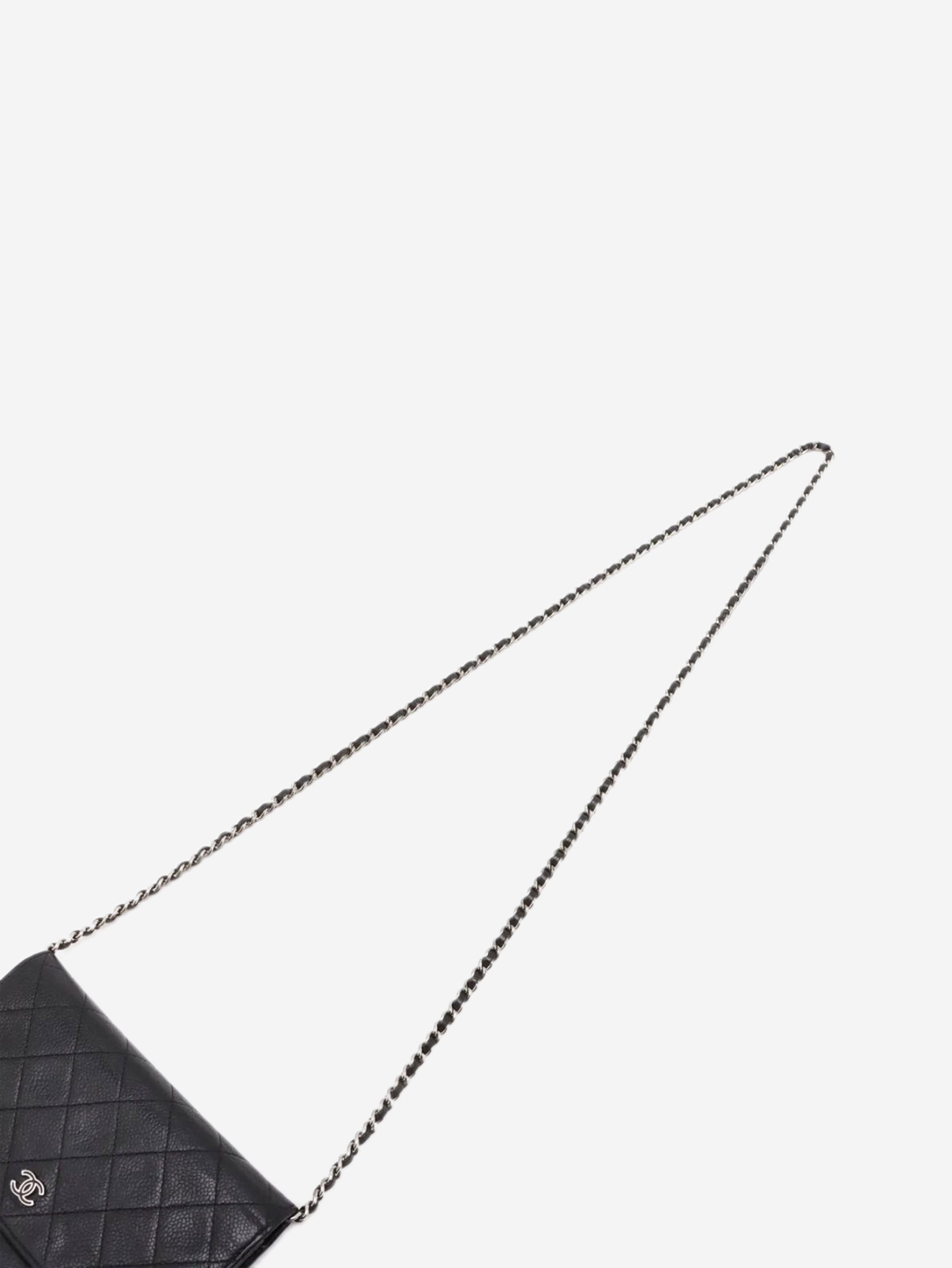Black 2016 caviar Wallet-on-Chain Cross-body bags Chanel 
