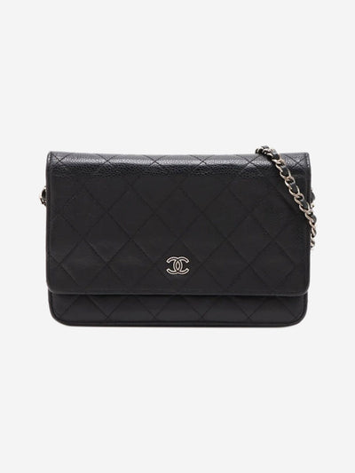 Black 2016 caviar Wallet-on-Chain Cross-body bags Chanel 