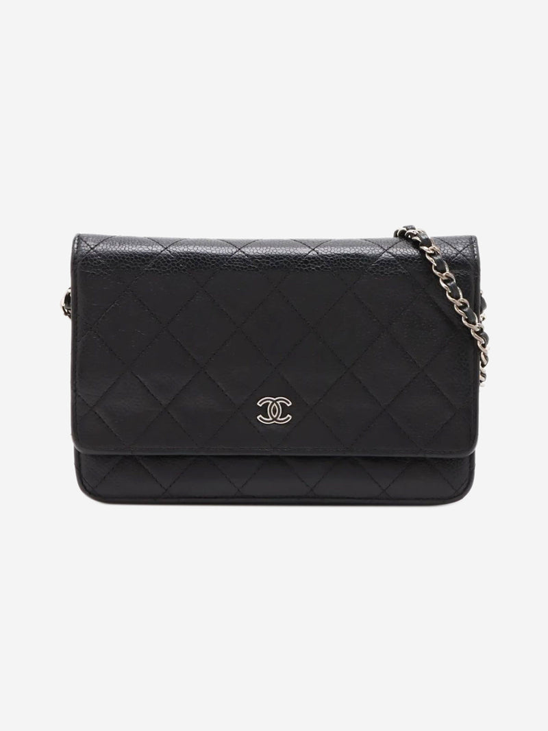 Black 2016 caviar Wallet-on-Chain Cross-body bags Chanel 