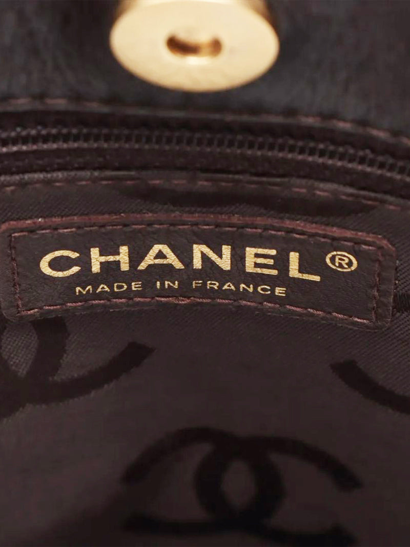 Brown vintage 2003 Wild-Stitch leather tote bag Tote Bags Chanel 