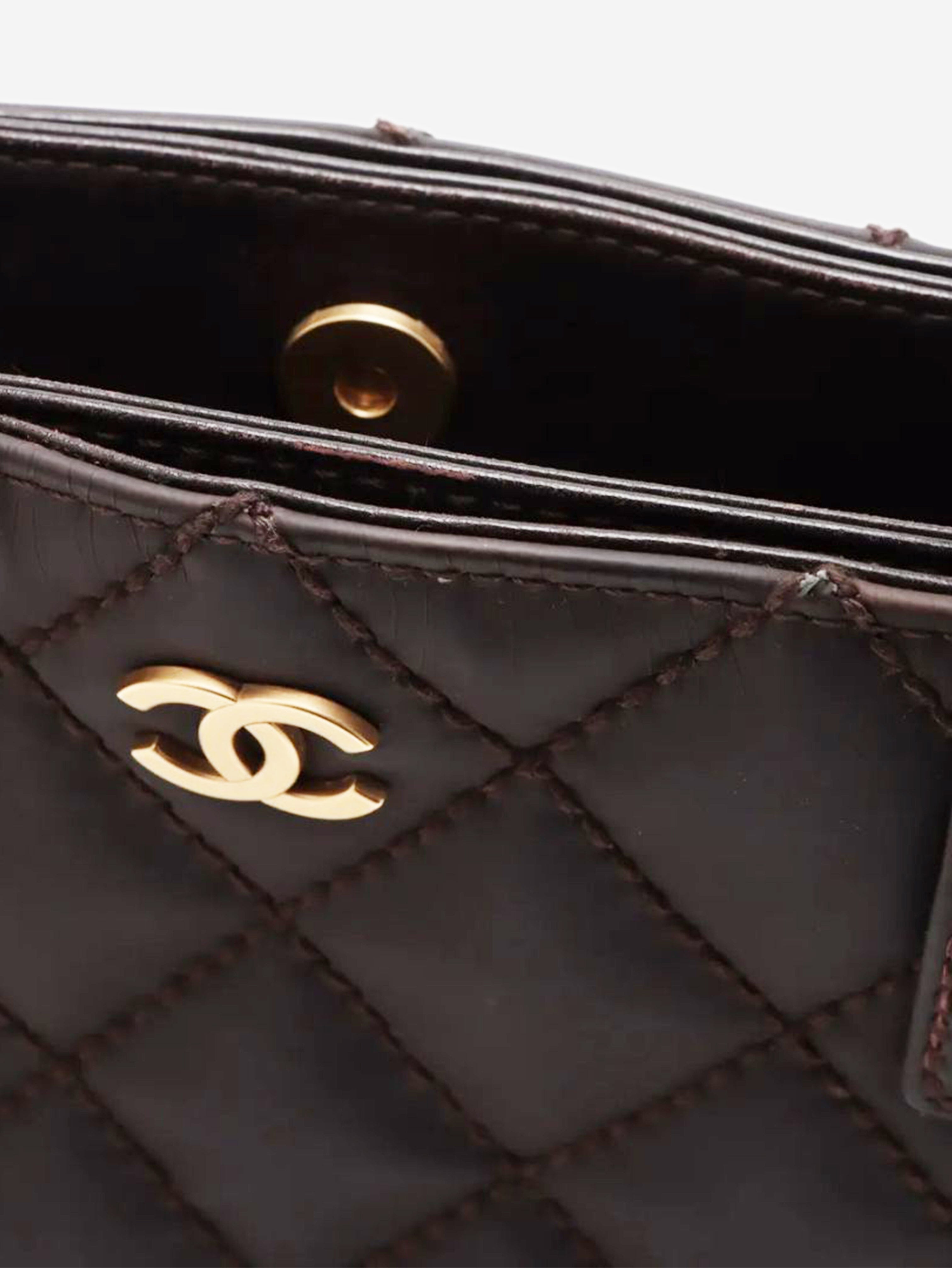 Brown vintage 2003 Wild-Stitch leather tote bag Tote Bags Chanel 
