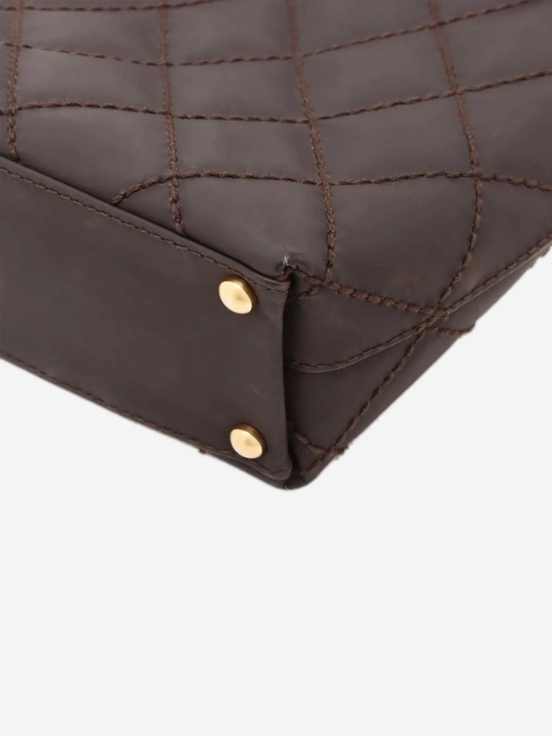 Brown vintage 2003 Wild-Stitch leather tote bag Tote Bags Chanel 