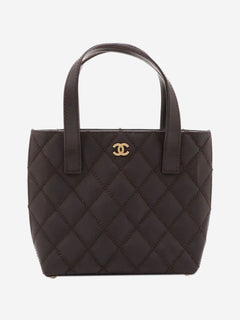 Brown vintage 2003 Wild-Stitch leather tote bag Tote Bags Chanel 