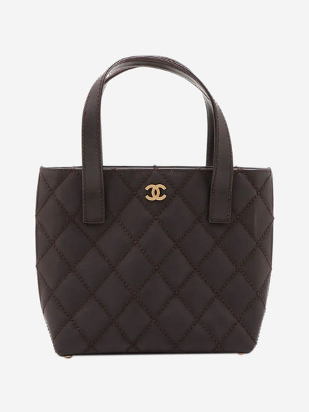 Brown vintage 2003 Wild-Stitch leather tote bag product image