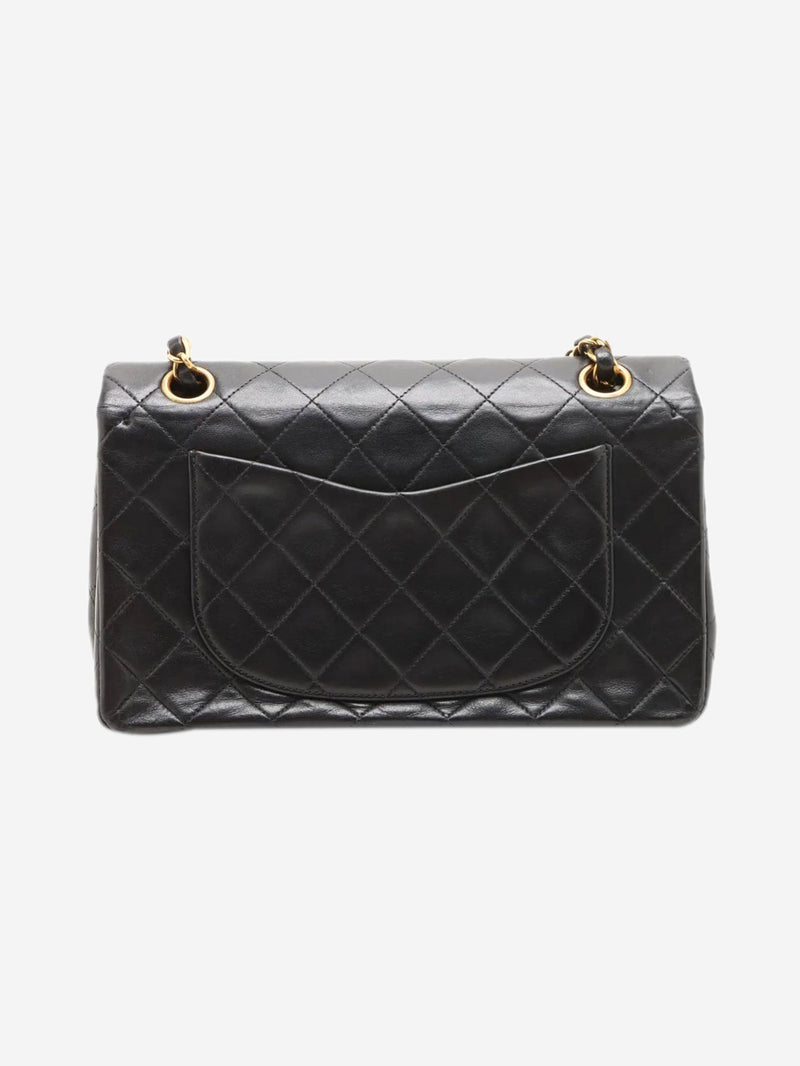 Black vintage 1994 small lambskin Classic Double Flap bag Shoulder bags Chanel 