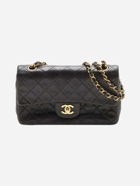 Black vintage 1994 small lambskin Classic Double Flap bag product image