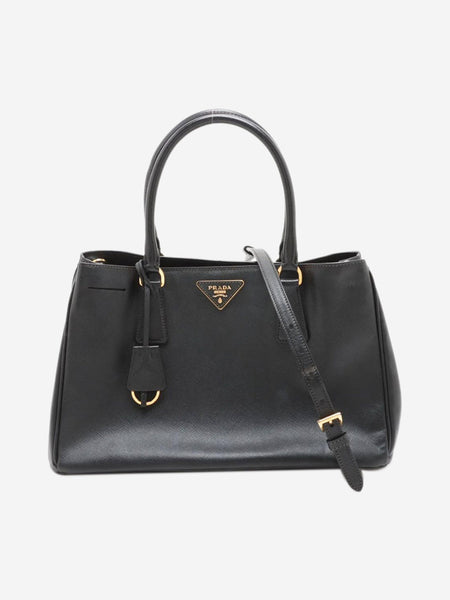 Black Saffiano Lux leather 2way bag product image