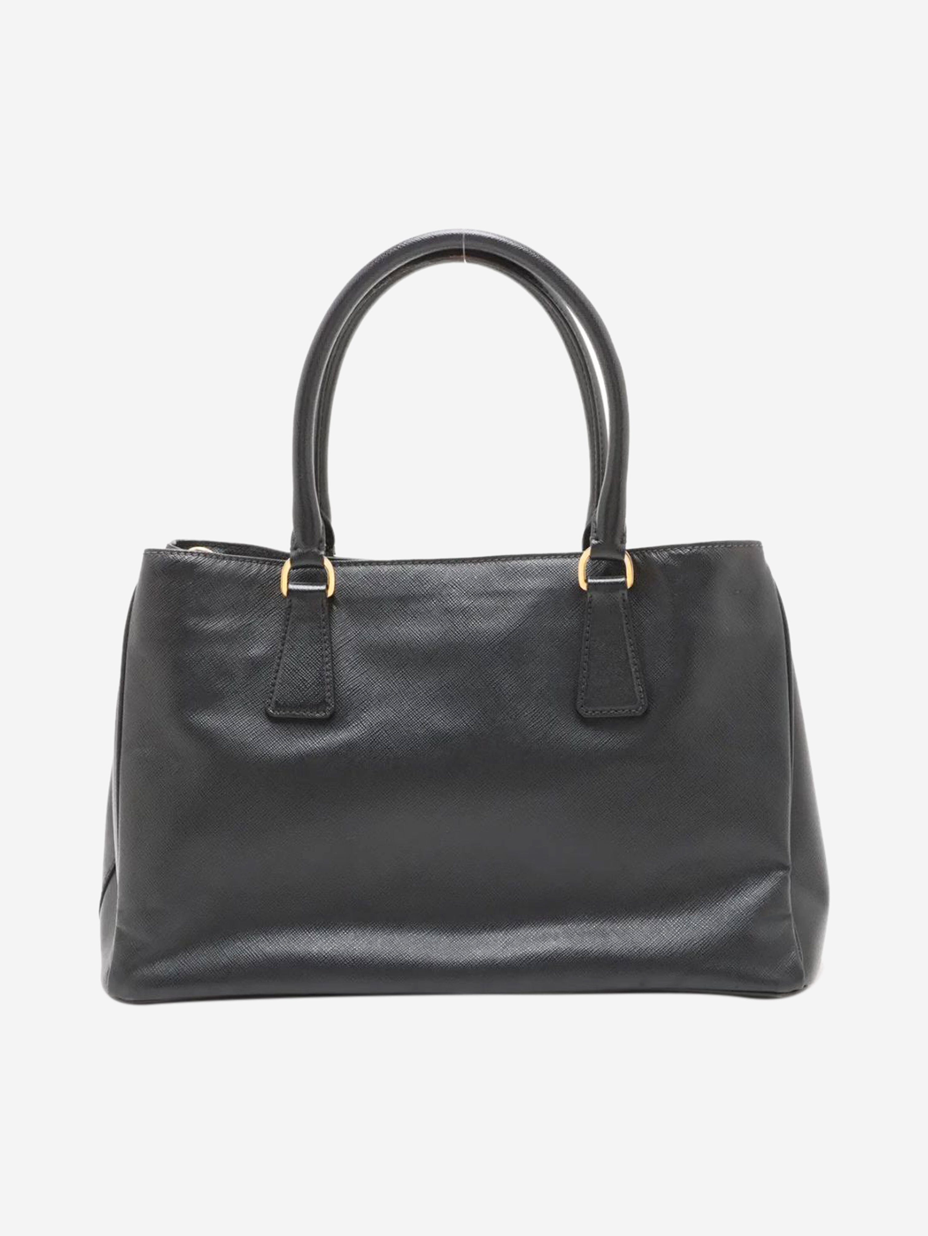 Black Saffiano Lux leather 2way bag Shoulder bags Prada 