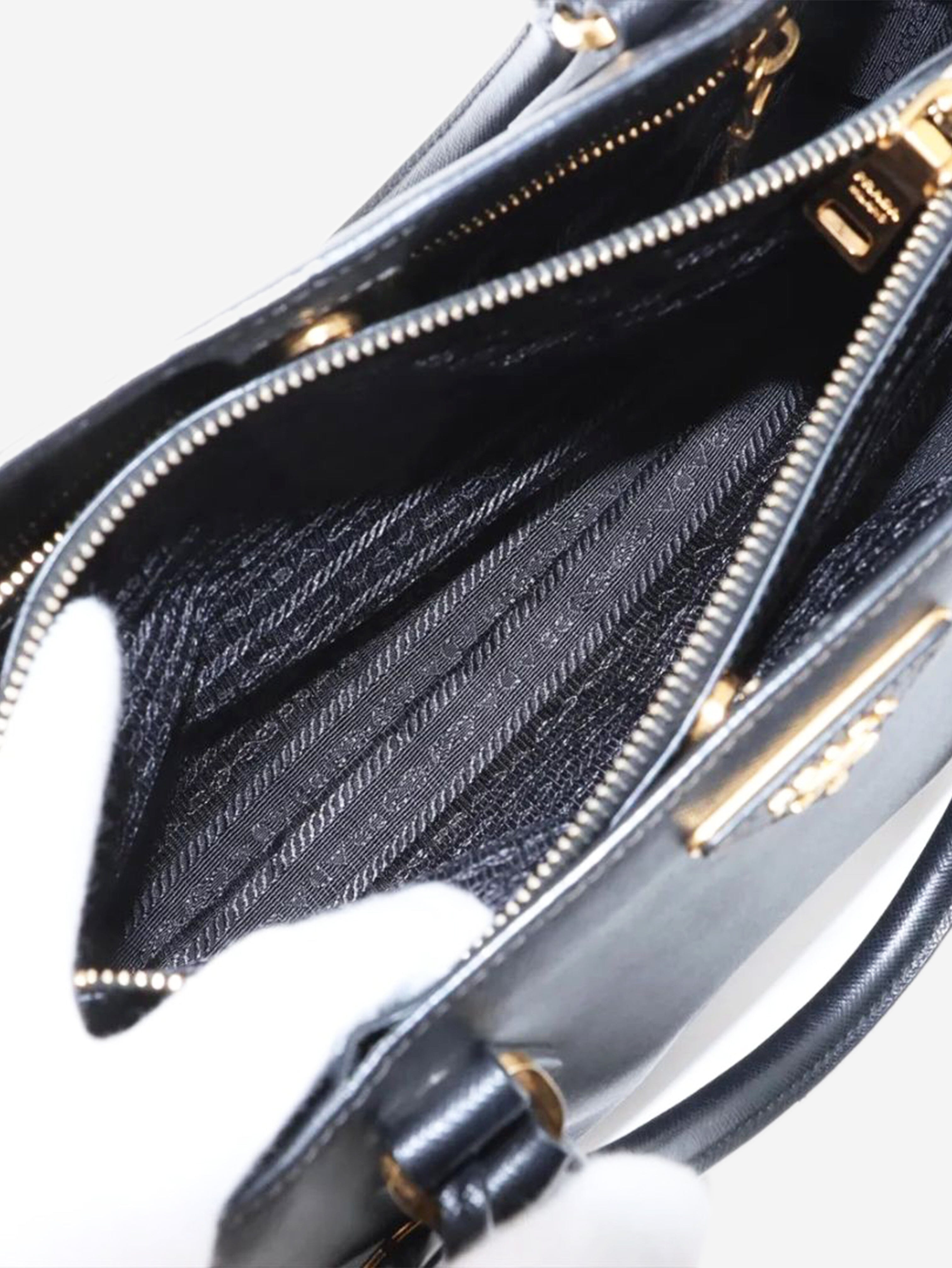 Black Saffiano Lux leather 2way bag Shoulder bags Prada 