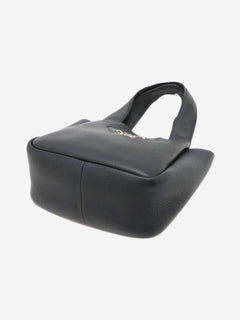 Black Vitello Daino leather mini bag Top Handle Bags Prada 