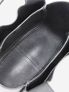 Black Vitello Daino leather mini bag Top Handle Bags Prada 