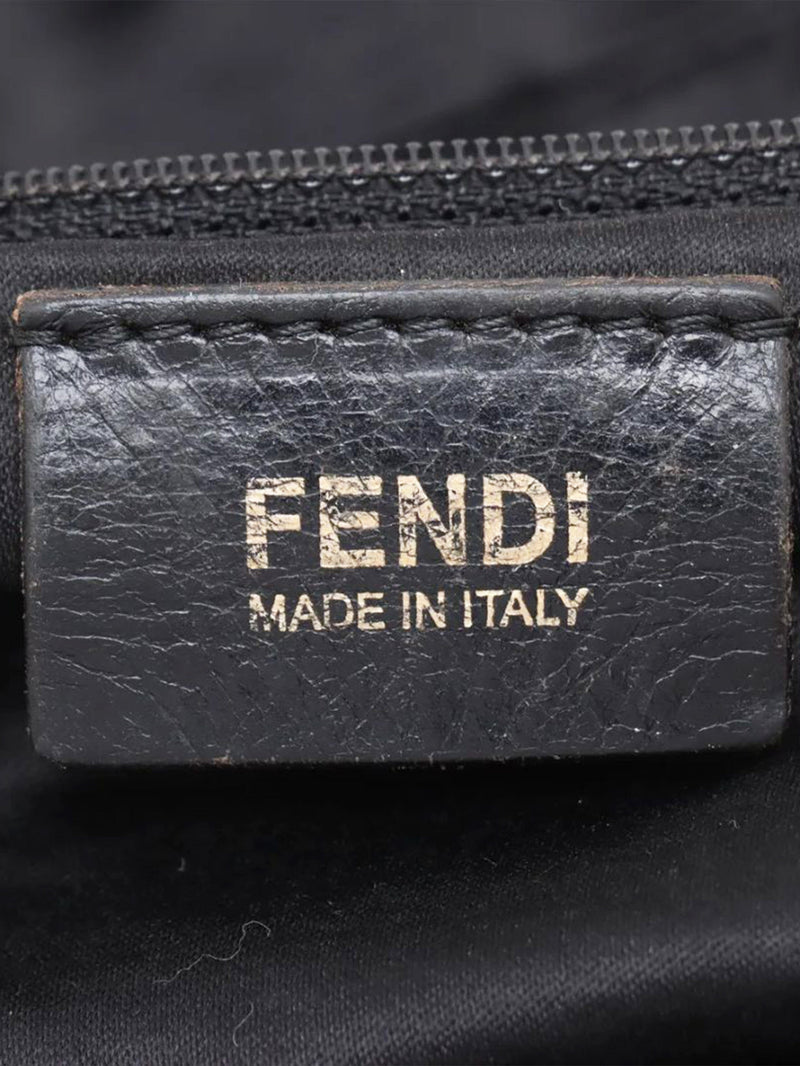 Black Mama Baguette leather bag Shoulder bags Fendi 