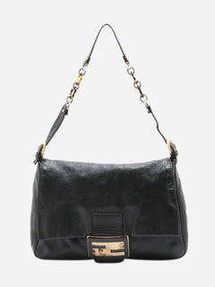 Black Mama Baguette leather bag Shoulder bags Fendi 
