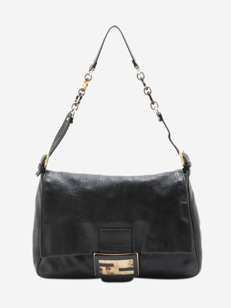 Black Mama Baguette leather bag Shoulder bags Fendi 